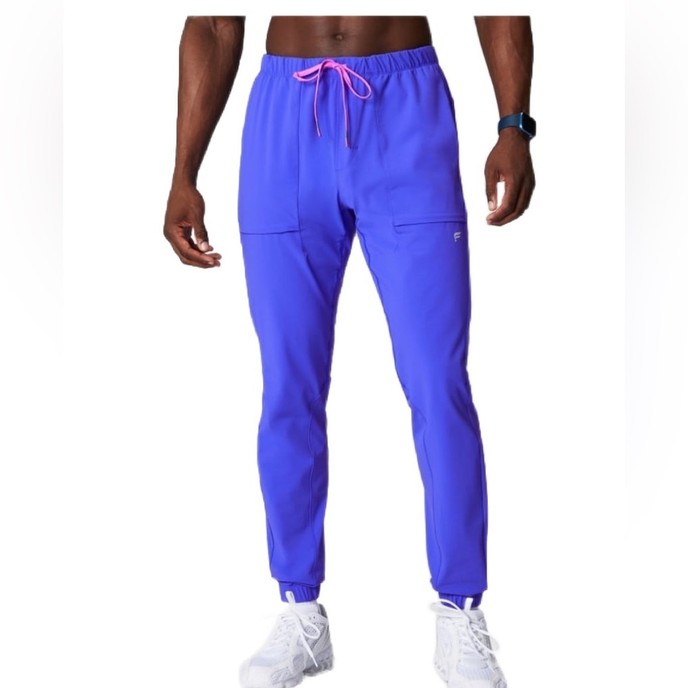 EUC Fabletics Extreme Royal Blue Men's The One Joggers